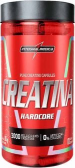 Integralmedica - Creatina em Cápsulas Hardcore - 100% Pura e Monohidratada - 120 Cápsulas